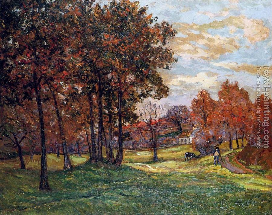 Maxime Maufra : Autumn Landscape at Goulazon, Finistere